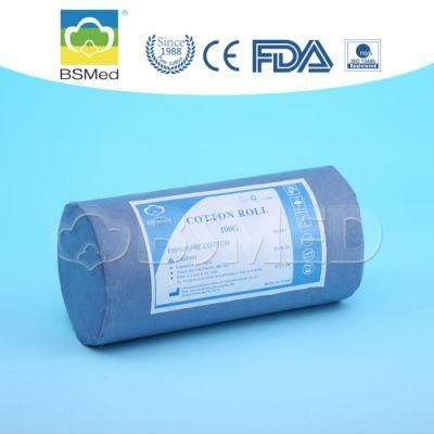 100% Cotton Swab Cotton Wool Roll of Medical Supply