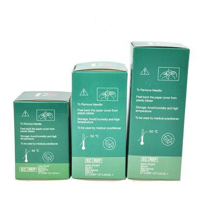 Factory Price Sterile Disposable Acupuncture Copper Wire Needles with Individual Tube for Single Use Sterile Acupuncture