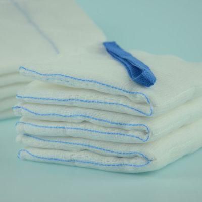Disposable Medical Cotton Gauze Sterile X Ray Detectable Lap Sponge 12 Ply