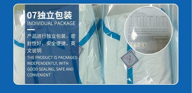 Ropa Protectora Desechable Suits ICU with Ce Certifications