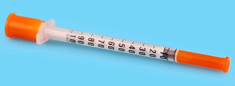 Insulin Syringe Disposable Orange Cap Insulin Syringe