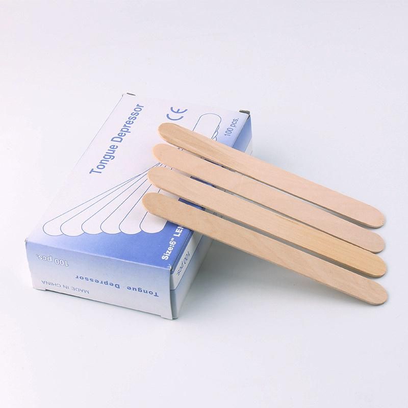 Disposable 5.5 Inch Tongue Depressor