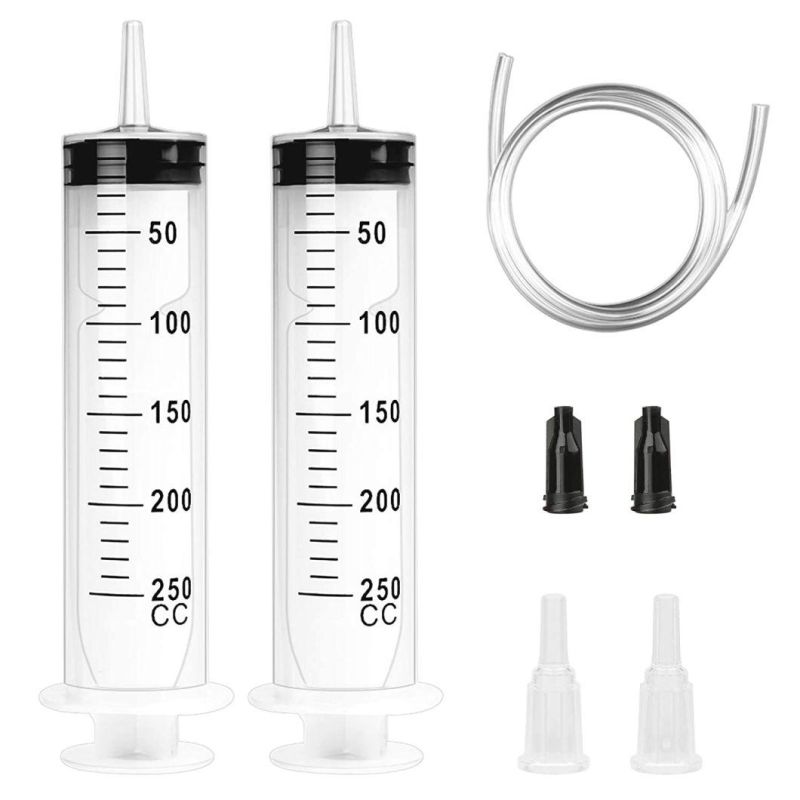 250ml, 300ml, 350ml, High-Capacity Syringe Disposable Nutrient Sterile Hydroponics Feeding Syringe