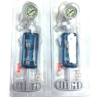 Medical Sterile Disposable Balloon Inflation Device with Mechanical and Digital