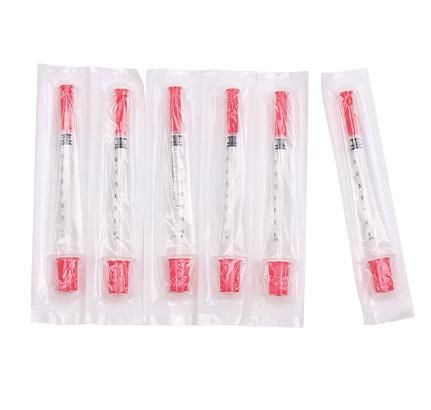 Wego 1ml Sterile Orange Cap Insulin Syringe U100 U40 Insulin Injection Pen Price