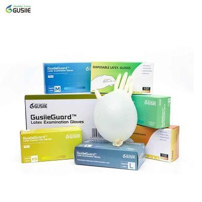 Disposable Latex Gloves for Medical Examination Powder Free Protective Gloves