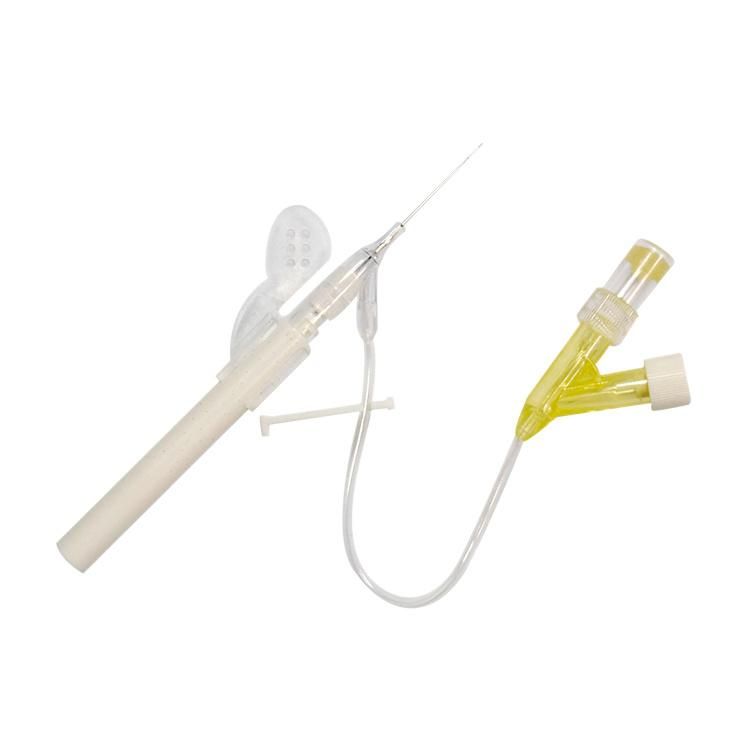 China Factory Cheap I. V. Catheter Color Coded Butterfly IV Cannula with Injection Port and Wing