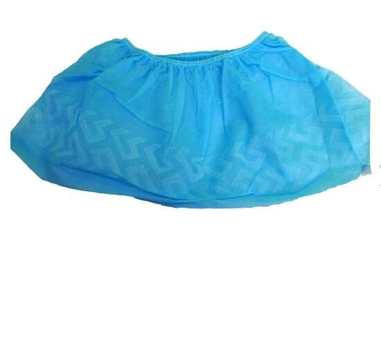 Disposable Head / Foot Protection Shoe Cover with Skid Proof Stripe
