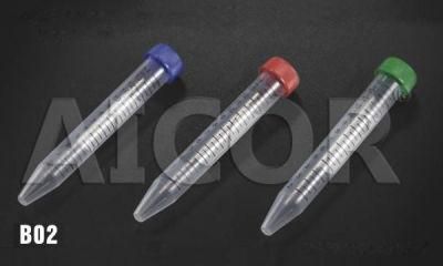 CE Approved 15 Ml Conical Bottom Centrifuge Tube