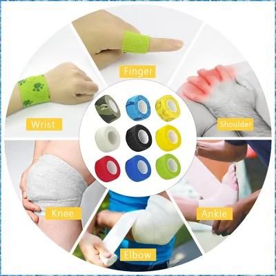 Elastic Sports Wholesale Self Adhesive Cotton Cohesive Bandage