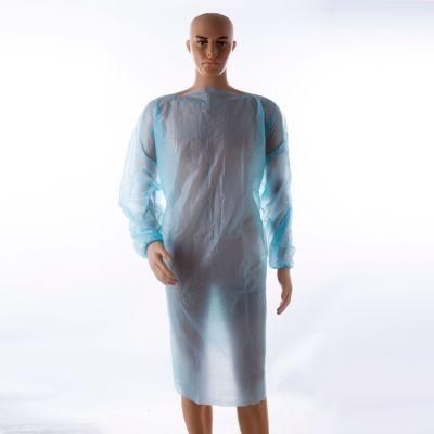 Factory Direct CPE Gown / Disposable Isolation Surgical Gowns for Sale