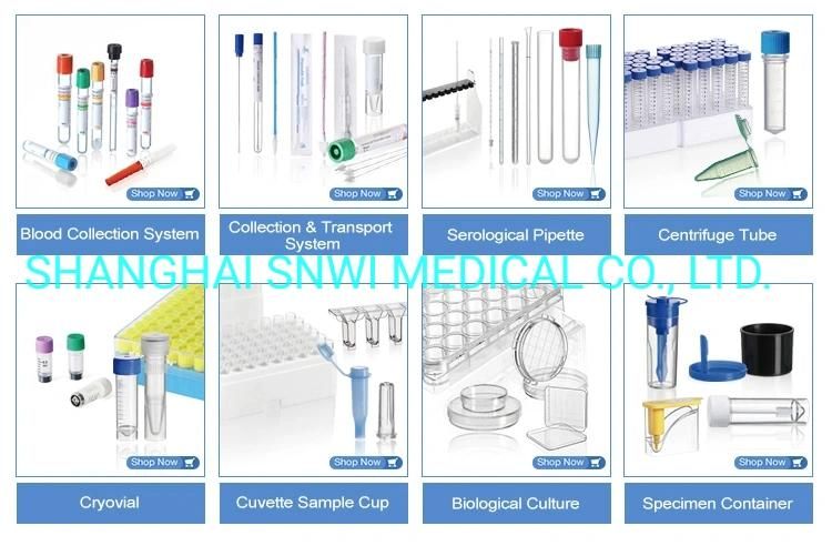 Medical Disposable Lab Conical Bottom Centrifuge Tube with CE ISO Certificate