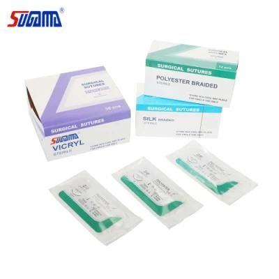 China Manufacture Medical Sutures Surgical with or Without Needle