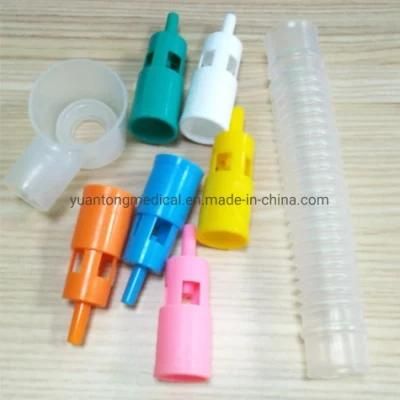 PVC Disposable Adjustable Venturi Oxygen Mask with Tubing and Adjustable Nose Clip