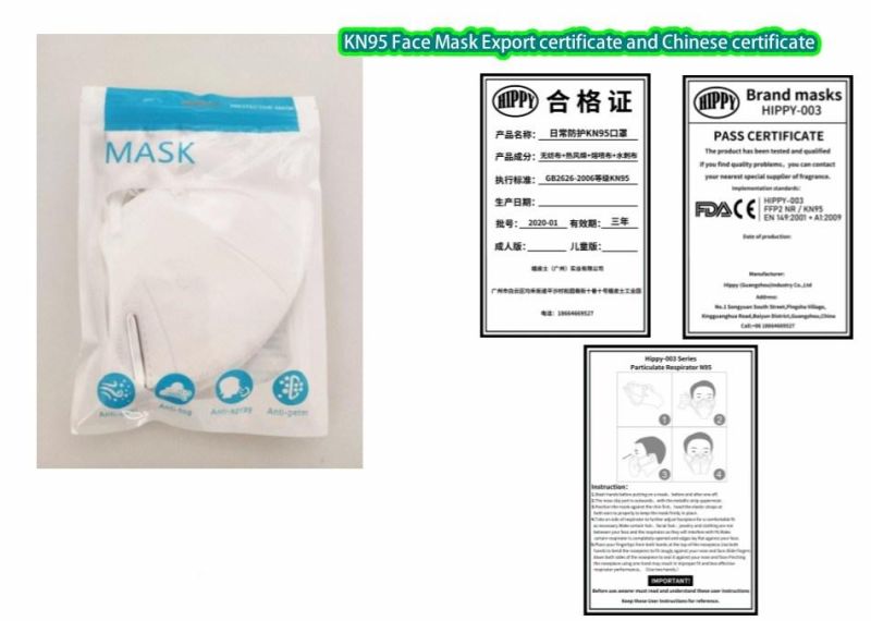 Professional Medical Face Mask Ffp2 Kn95 Hygienic Anti Virus Bacteria Pollen Dust Mask