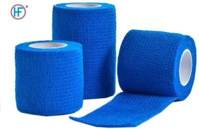 Mdr CE Approved Disposable Cohesive Bandage for Convenient &amp; Fast Application