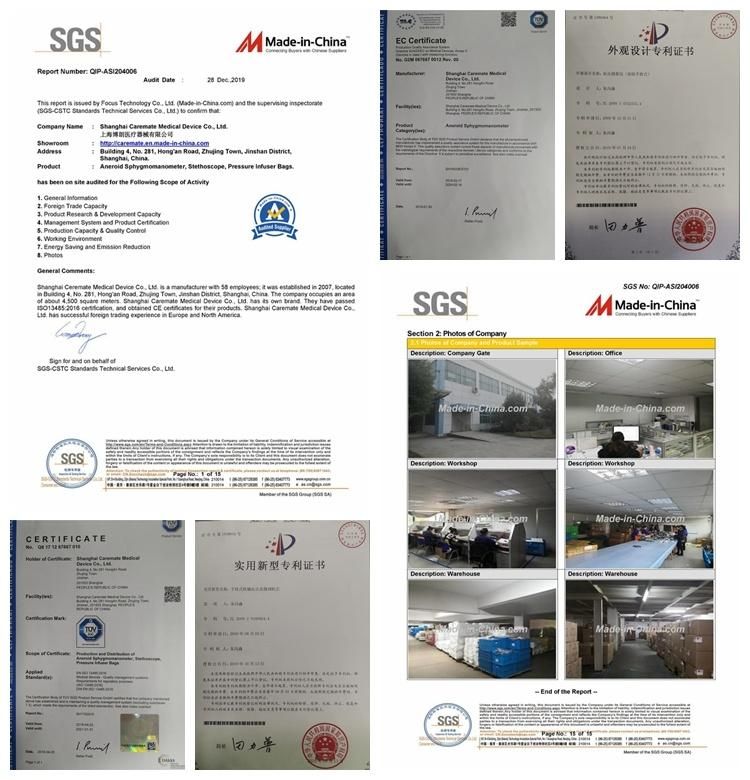 OEM Pressure Infusion bag disposable type TPU material 50ml
