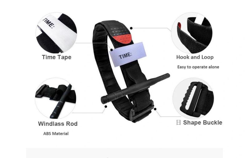 Portable Military Tactical Emergency Tourniquet Strap
