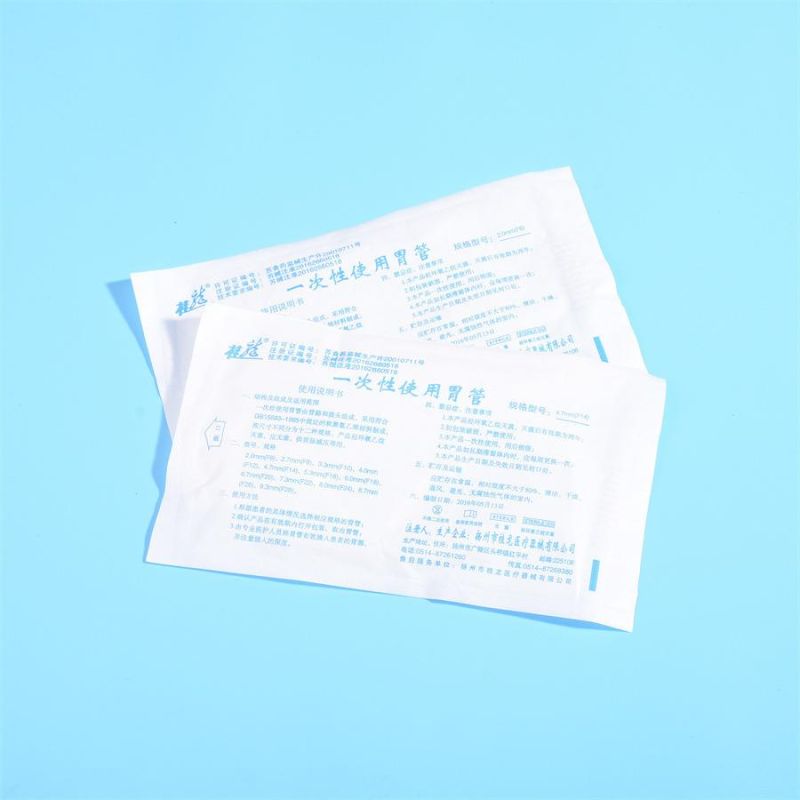 Disposable Use Mouth and Nose Inspection Nasal Feeding Tube Wholesale Gastric Tube Silicone Nasogastric Tube Rubber Gastroesophageal Tube