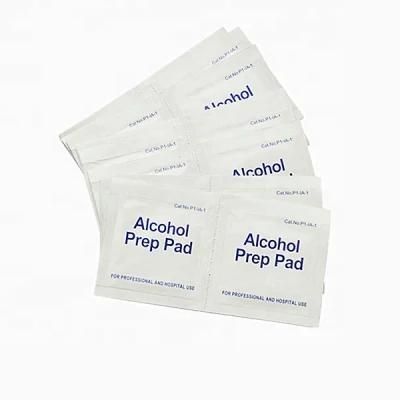 Wholesale Low Price 70% Isopropyl Alcoholic Cleaning Swab Prep Pads Customized Disposable 70 Alcohol Pad