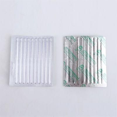 Disposable Painless Sterile Aluminum Foil Packing Alloy Handle Acupuncture Needles with CE Certificate