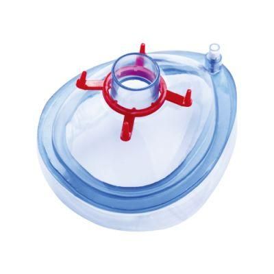 Disposable Hospital Anesthetic Mask Medical Air Cushion Mask with Valve