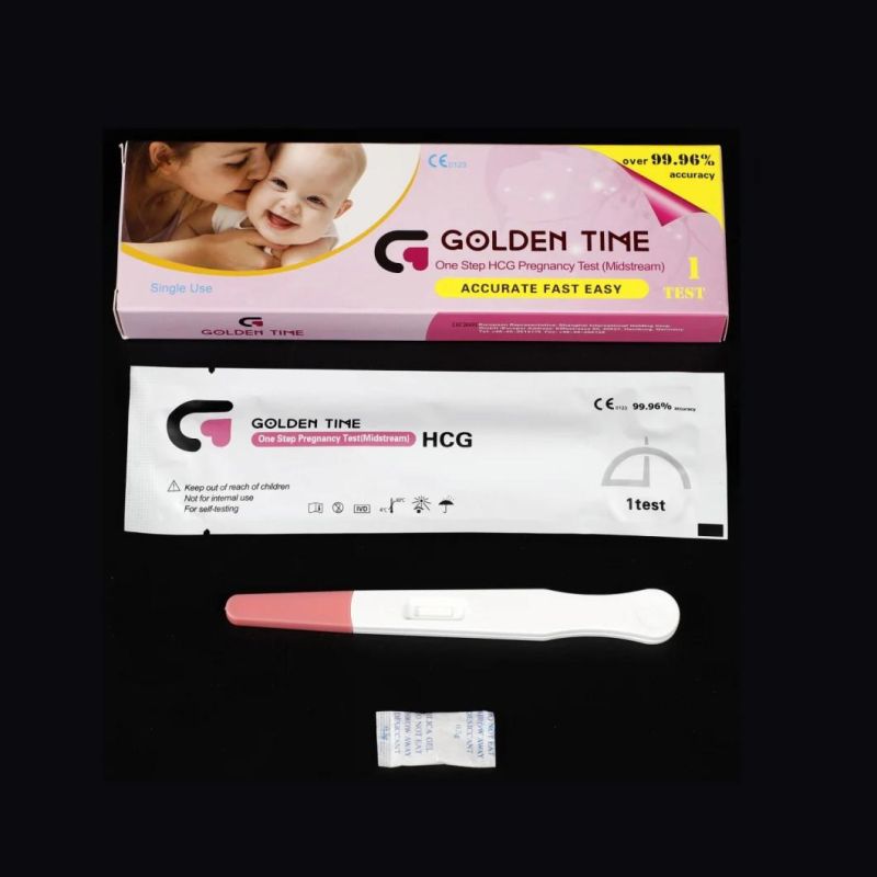 One Step HCG Hormone Early Pregnancy Test Midstream with CE