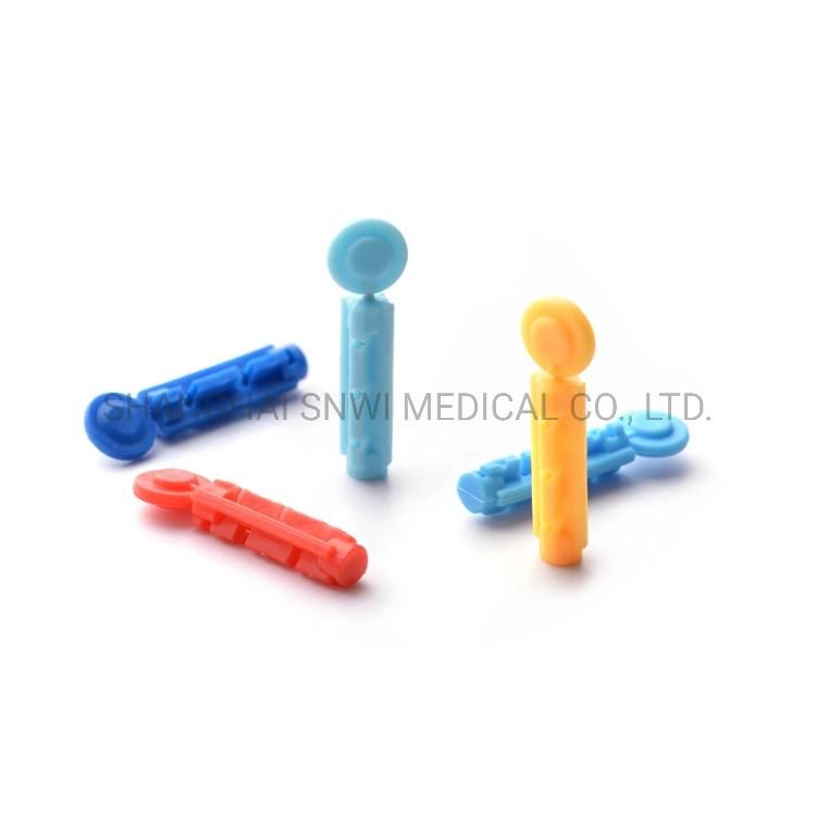 Medical Disposable Sterilie Twist Blood Lancet with Safety Cap and Tri-Bevel Nedle Tip