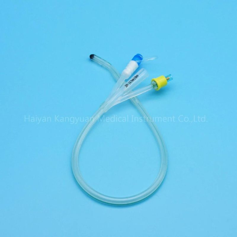 Producer Silicone Foley Catheter 3 Way Coude Tip Tiemann Normal Balloon China