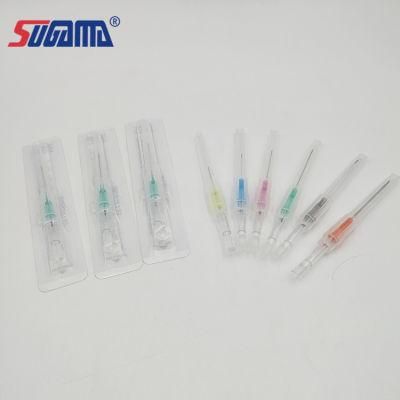 Disposable IV Catheter with Wings with Price Sizes 14G to 26g