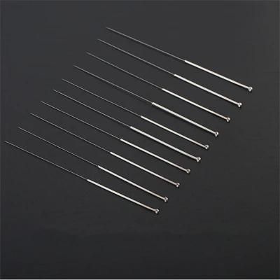 China Traditional Single Use Sterile Alloy Handle Acupuncture Needles with Aluminum Foil Packing
