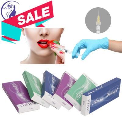Cosmetic Grade Cross Linked 2ml Deep Plus Hyaluronic Acid Dermal Filler Injection