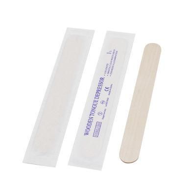 Medical Wooden Tongue Depressor Disposable Wood Tongue Depressor