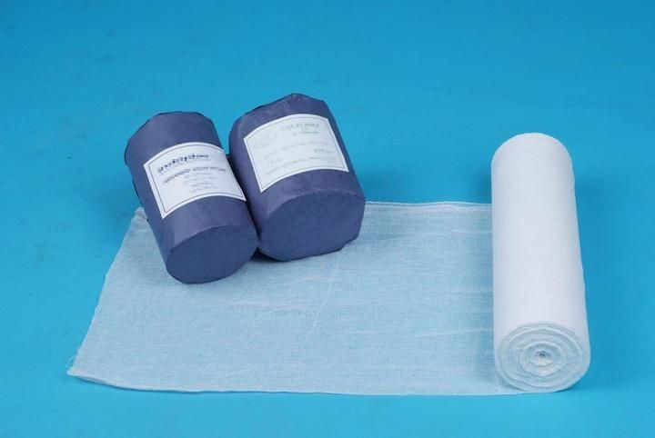 100% Raw Cotton Medical Products Supply Gauze Roll Manufacturer