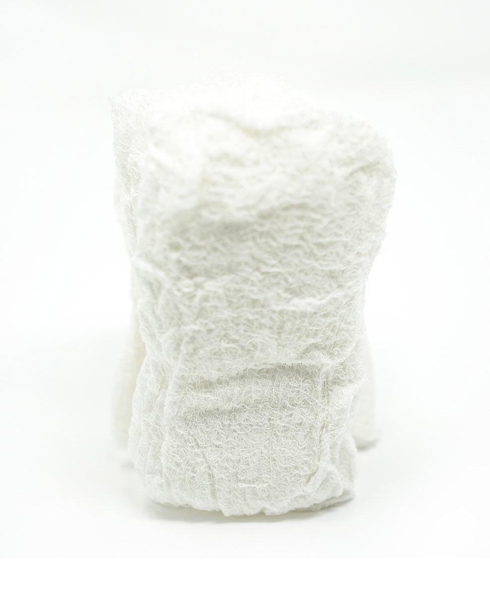 Chinese Professional Manufacturer Ce/FDA Approved Sterile Vacuum Compress Gauze Crinkle Cotton Fluff Bandage Roll