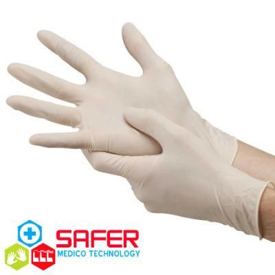 Latex Disposable Gloves EU Medical Grade Powder From Malaysia