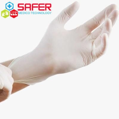Safer Disposable Rubber Medical Latex Examination Gloves
