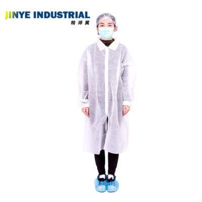 Polypropylene Disposable Lab Coat White Lab Coat