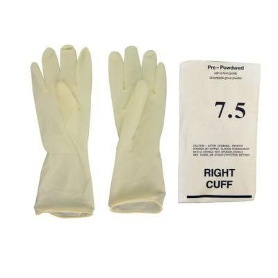 Surgical Latex Gloves Powder Free with CE ISO