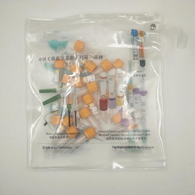 EDTA K2 K3 Medical Disposable Test Sample Sterile Vacuum Blood Tube