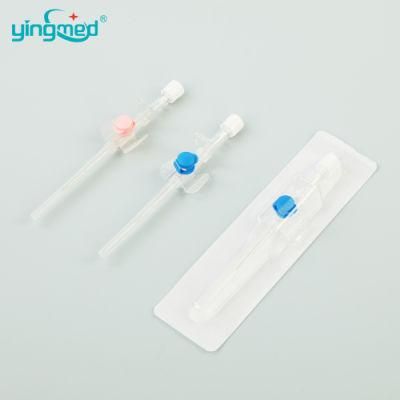 Medical Consumable Disposable Sterile IV Cannula with Wings Injection Port