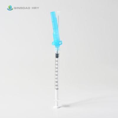 CE/FDA Certified Safety Syringe with Needle for Hypodermic Injection with Fast Delivery