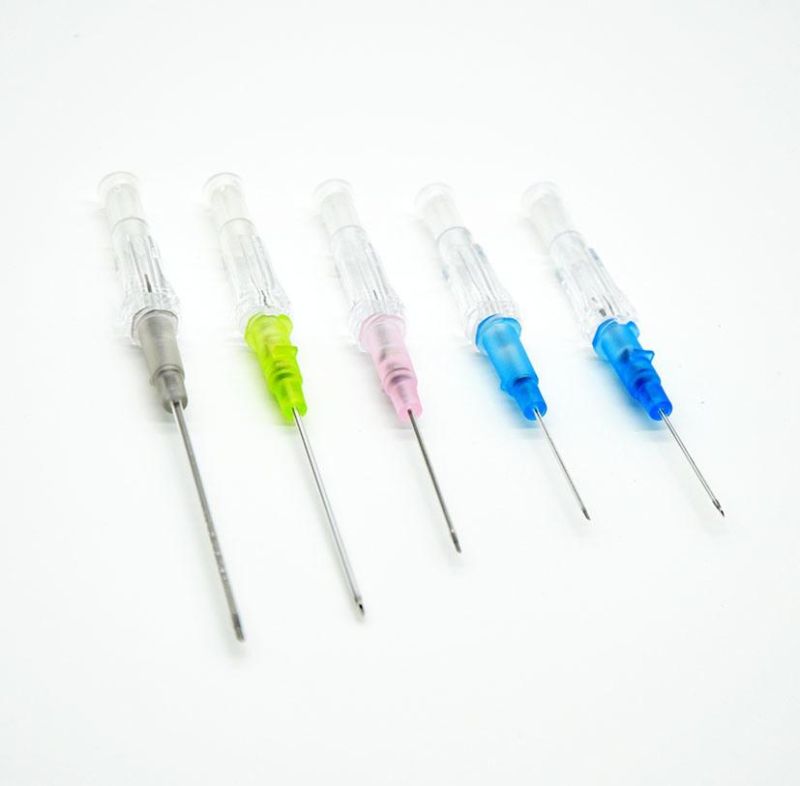 Types of IV Cannula with Wing Injection Port Jelco IV Catheter