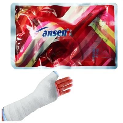 Medical Rehabilitation Bandage Supplies Orthopedic Synthetic Fiberglass Casting Tape Fracture Fixation Cast