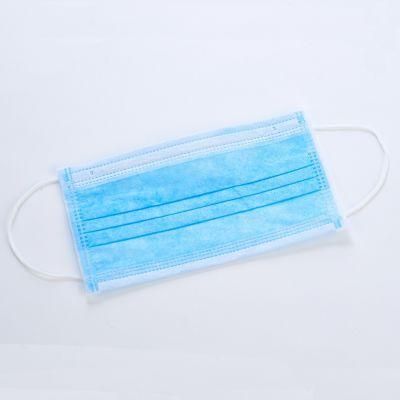 Disposable Non-Woven 3 Ply Disposable Blue Face Mask