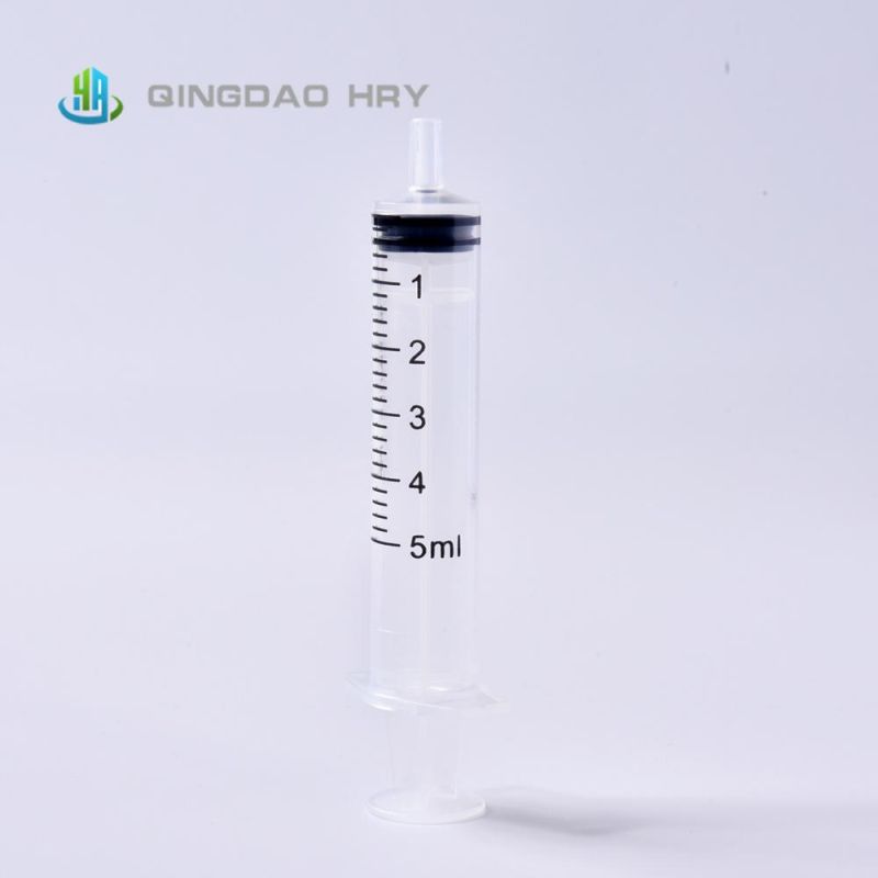 5ml Disposable Syringe Luer Slip Without Needle From Professional Manufacture & Producer with FDA 510K CE&ISO Improved for Vaccine Stock Products