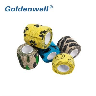 Veterinary Cow Calf Horse Medical Self-Adhesive Cohesive Bandage