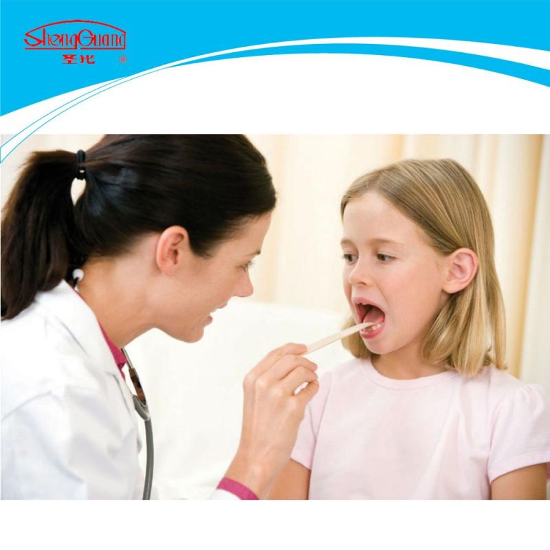 Factory Wholesale Disposable Wood Tongue Depressor for Adults
