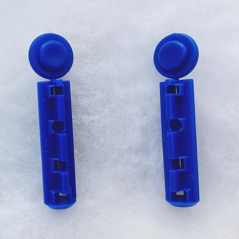 Lancet Disposable Peripheral Blood Collection Needle Manufacturer Wholesale Blue Blood Glucose Meter Cupping Universal Blood Letting Needle 50 Needles Lancet