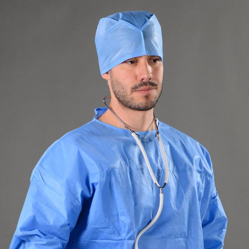 SMS Disposable Non Woven Surgical Cap Direct Supplier